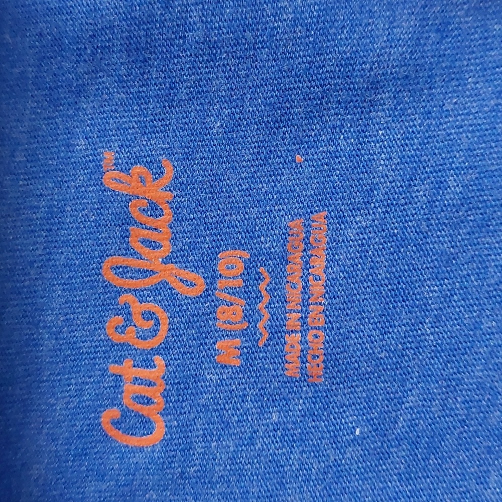 Cat & Jack  Blue Long Sleeve Tee with Shark Graphic  Holiday Theme M‎ - Picture 6 of 6